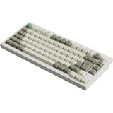 Keychron Q1 Max-P4 QMK, toetsenbord Wit, BE Lay-out, Gateron Jupiter Banana, RGB leds, 75%, Hot-swappable, Bluetooth, 2.4GHz