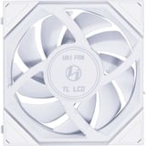 Lian Li UNI FAN TL 120 LCD Reverse Blade RGB case fan Wit, 120 x 124 x 28 mm