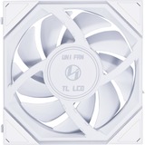 Lian Li UNI FAN TL 120 LCD Reverse RGB case fan Wit, 120 x 124 x 28 mm