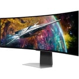 Samsung Odyssey OLED G9 G95SC 49" Curved UltraWide gaming monitor Zilver, HDMI, DisplayPort, USB-A, Wi-Fi, BT, 240 Hz