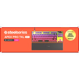 SteelSeries Apex Pro TKL Gen 3 (Cyber) RGB mechanisch gaming toetsenbord Neongeel, US lay-out (QWERTY), SteelSeries OmniPoint 3.0, 80% (TKL)