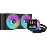 DeepCool LP240 waterkoeling Zwart, 4-pins PWM fan-connector