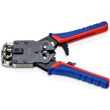 KNIPEX Krimptang 97 51 12 SB Blauw/rood, RJ-10, RJ-11/12 en RJ-45