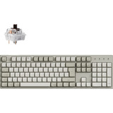 Keychron C2 Pro 8K-H3Z, toetsenbord Beige, BE Lay-out, Keychron Super Brown, RGB leds, Hot-swappable
