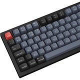 Keychron V6 Max-D4Z QMK RGB mechanisch toetsenbord Zwart, BE lay-out (AZERTY), Gateron Jupiter Banana, 100%, Hot-swappable, Bluetooth, 2.4GHz
