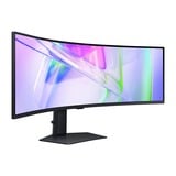 SAMSUNG ViewFinity S9 S95UC 49" Curved UltraWide monitor Zwart, 2x HDMI, DisplayPort, 3x USB-A, USB-B, USB-C, RJ-45
