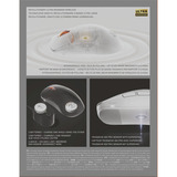 SteelSeries Sensei Pro Mini gaming muis Wit, 100 - 42.000 DPI, 8K, UWB / 6 GHz
