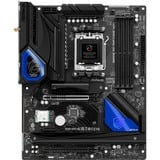 ASRock B650E PG RIPTIDE WIFI socket AM5 moederbord Zwart/blauw, RAID, 2.5 Gb-LAN, Wi-Fi, BT, Sound, ATX