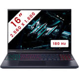 Acer Predator Helios Neo 16 (PHN16-I31-727Q) 16"  gaming laptop Zwart | Core i7-14650HX | RTX 5070 | 16 GB | 512 GB SSD | 180 Hz