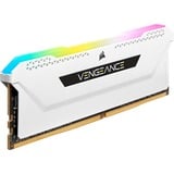 Corsair 16 GB DDR4-3200 (2x 8 GB) Kit werkgeheugen Wit, CMH16GX4M2E3200C16W, Vengeance RGB PRO SL, XMP 2.0