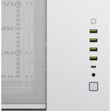 Corsair iCUE LINK 6500X RGB midi tower behuizing Wit | 4x USB-A | 1x USB-C | RGB | Window