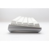 Ducky One 3 Mini White, gaming toetsenbord Wit/zilver, BE Lay-out, Cherry MX RGB Brown, RGB leds, 60%, ABS