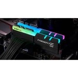 G.Skill 32 GB DDR4-4000 Kit werkgeheugen Zwart, F4-4000C18D-32GTZR, Trident Z RGB, XMP