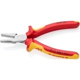 KNIPEX Platbuigtang 20 06 160 VDE grijptang Rood/geel, Lengte 160mm