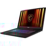 MSI Katana 17 HX (B14WGK-024BE) 17.3"  gaming laptop Zwart | Core i7 14650HX | RTX 5070 | 16 GB | 1 TB SSD | 240 Hz