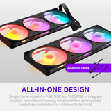 NZXT NZXT F360 RGB Reverse Black 