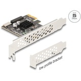 DeLOCK PCI Express x1 kaart > interne USB 5 Gbps Type-E + 19-pin USB-pin header usb-controller 