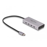 DeLOCK USB-C 10 Gbps usb-hub Grijs