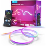 Govee Neon Rope Light 2 ledstrip Wit, 4 meter, 2,4GHz-wifi + Bluetooth