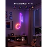 Govee Neon Rope Light 2 ledstrip Wit, 4 meter, 2,4GHz-wifi + Bluetooth