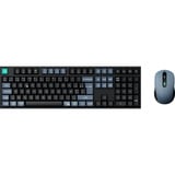Keychron B36 toetsenbord + BM25 muis draadloze desktopset Zwart, BE lay-out (AZERTY), Scissor switches, 100%, Bluetooth, 2.4GHz