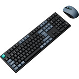 Keychron B36 toetsenbord + BM25 muis draadloze desktopset Zwart, BE lay-out (AZERTY), Scissor switches, 100%, Bluetooth, 2.4GHz