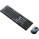 Keychron B36 toetsenbord + BM25 muis draadloze desktopset Zwart, BE lay-out (AZERTY), Scissor switches, 100%, Bluetooth, 2.4GHz