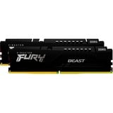 Kingston FURY 64 GB DDR5-6000 (2x 32 GB) Kit werkgeheugen Zwart, KF560C30BBEK2-64, Beast, XMP, EXPO