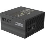 NZXT C850 Gold, 850 Watt voeding  Zwart, 6x PCIe, Kabel-Management