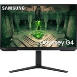 SAMSUNG Odyssey G4 G40B 25" gaming monitor Zwart, 2x HDMI, 1x DisplayPort, 240 Hz