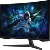 SAMSUNG Odyssey G5 G55C 32" curved gaming monitor Zwart, HDMI, DisplayPort, 165 Hz