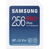SAMSUNG PRO Plus 256 GB SDXC (2021) geheugenkaart Wit, UHS-I U3, klasse 10, V30