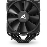 Sharkoon A60 CPU-koeler Zwart, 4-pins PWM fan-connector