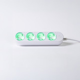 Shelly Power Strip Gen4 4-voudige stekkerdoos Wit, 4x stekker, WiFi, Bluetooth, Zigbee