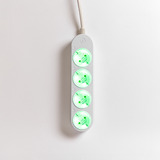 Shelly Power Strip Gen4 stekkerdoos Wit, WiFi, Bluetooth, Zigbee
