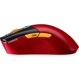 ASUS ROG Gladius III Wireless AimPoint EVA-02 Edition gaming muis Zwart/rood, 100 - 36000 dpi, USB 2.0, 2.4 GHz, Bluetooth 5.2