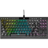 Corsair K70 RGB TKL CHAMPION SERIES, gaming toetsenbord Zwart, BE Lay-out, Corsair OPX, RGB leds, TKL, PBT double-shot