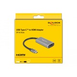 DeLOCK USB-C 3.2 Gen 1 naar HDMI adapter Grijs, 8K