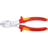 KNIPEX Kracht-zijsnijtang 7406180 kniptang Rood/geel