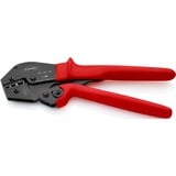 KNIPEX Krimptang 97 52 06 Rood/zwart, Ovale krimp, Openingsveer