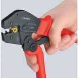 KNIPEX Krimptang 97 52 06 Rood/zwart, Ovale krimp, Openingsveer