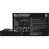 Lian Li EDGE850 modulaire 850 watt voeding  Zwart, 1x 12V-2x6, 3x PCIe, 4x USB-header