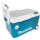 Makita Accu-Mobiele koelbox DCW180Z Blauw/wit, Accu en oplader niet inbegrepen