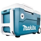 Makita Accu-Mobiele koelbox DCW180Z Blauw/wit, Accu en oplader niet inbegrepen