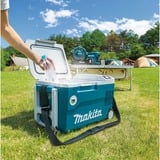 Makita Accu-Mobiele koelbox DCW180Z Blauw/wit, Accu en oplader niet inbegrepen