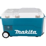 Makita Accu-Mobiele koelbox DCW180Z Blauw/wit, Accu en oplader niet inbegrepen