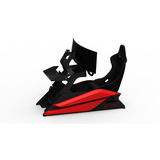 Res-Tech GT PC Support Integrated bevestiging Zwart