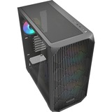 Sharkoon AK3 RGB midi tower behuizing Zwart | 2x USB-A | 1x USB-C | RGB | Tempered Glass