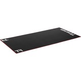 Trak Racer Premium Neoprene Sim Rig floor mat beschermingsmat Zwart/rood
