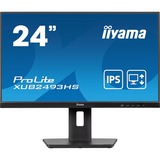 iiyama ProLite XUB2493HS-B6 23.8" monitor Zwart, 75 Hz, HDMI, DisplayPort, Audio, AMD Free-Sync